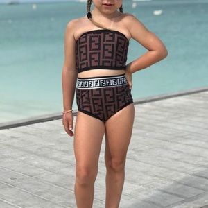 FF inspired 2 piece swimsuit